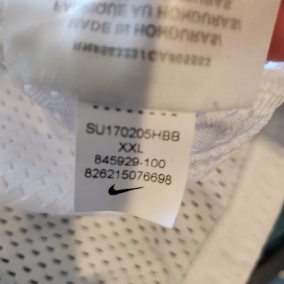 BNWT NIKE MEN'S VAPOR VARSITY JERSEY White 2XL - Picture 7 of 7